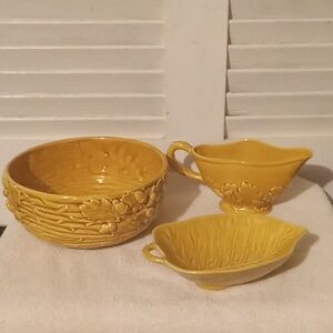 Vintage Bordallo Pinheiro Dish Set